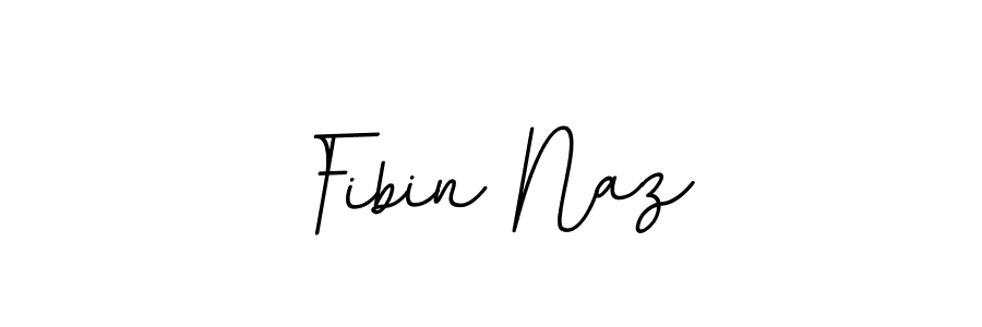 Create a beautiful signature design for name Fibin Naz. With this signature (BallpointsItalic-DORy9) fonts, you can make a handwritten signature for free. Fibin Naz signature style 11 images and pictures png