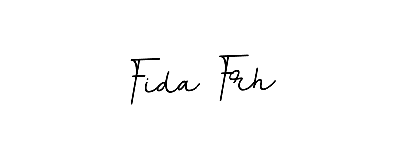 Make a beautiful signature design for name Fida Frh. With this signature (BallpointsItalic-DORy9) style, you can create a handwritten signature for free. Fida Frh signature style 11 images and pictures png