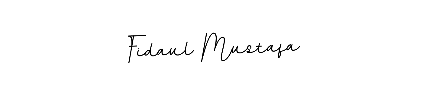 How to make Fidaul Mustafa name signature. Use BallpointsItalic-DORy9 style for creating short signs online. This is the latest handwritten sign. Fidaul Mustafa signature style 11 images and pictures png