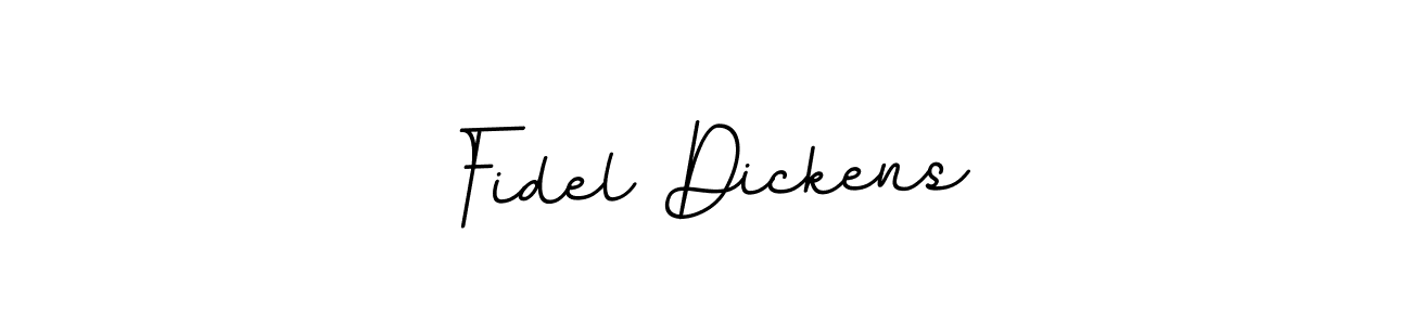 Make a beautiful signature design for name Fidel Dickens. With this signature (BallpointsItalic-DORy9) style, you can create a handwritten signature for free. Fidel Dickens signature style 11 images and pictures png