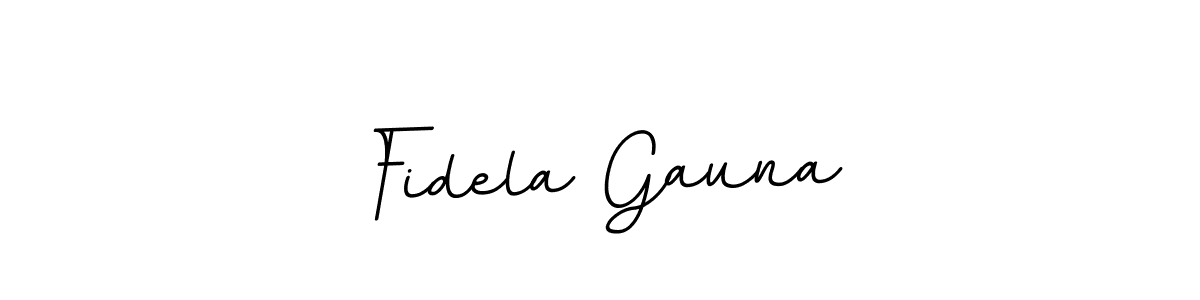It looks lik you need a new signature style for name Fidela Gauna. Design unique handwritten (BallpointsItalic-DORy9) signature with our free signature maker in just a few clicks. Fidela Gauna signature style 11 images and pictures png