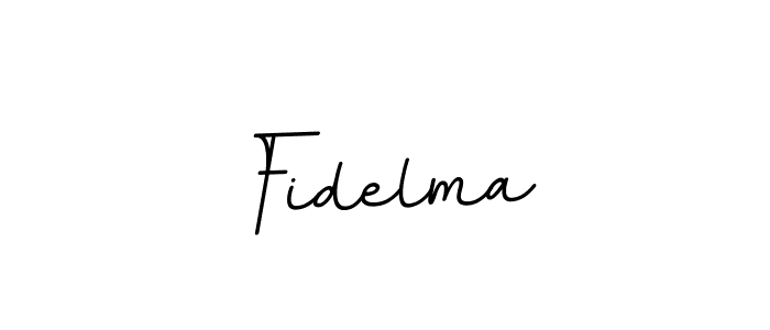 Make a beautiful signature design for name Fidelma. With this signature (BallpointsItalic-DORy9) style, you can create a handwritten signature for free. Fidelma signature style 11 images and pictures png