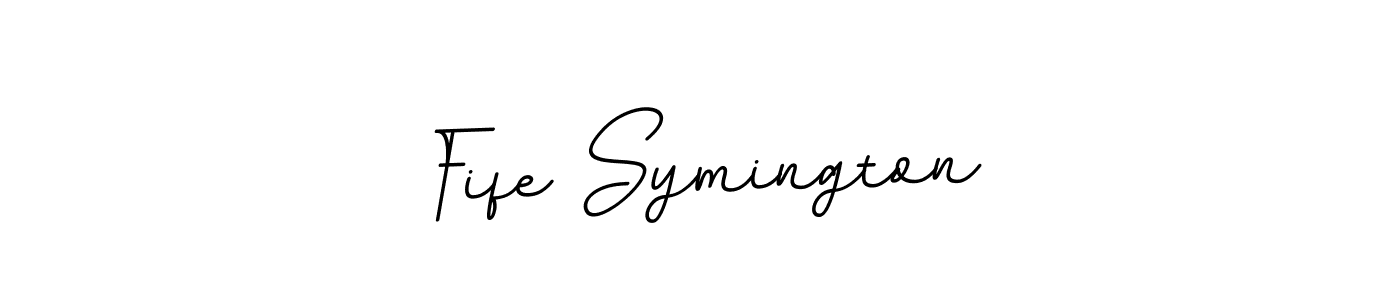 Use a signature maker to create a handwritten signature online. With this signature software, you can design (BallpointsItalic-DORy9) your own signature for name Fife Symington. Fife Symington signature style 11 images and pictures png