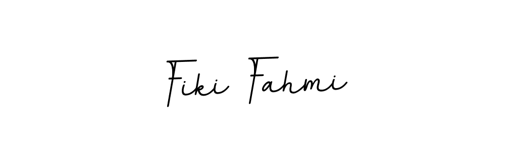 Fiki Fahmi stylish signature style. Best Handwritten Sign (BallpointsItalic-DORy9) for my name. Handwritten Signature Collection Ideas for my name Fiki Fahmi. Fiki Fahmi signature style 11 images and pictures png