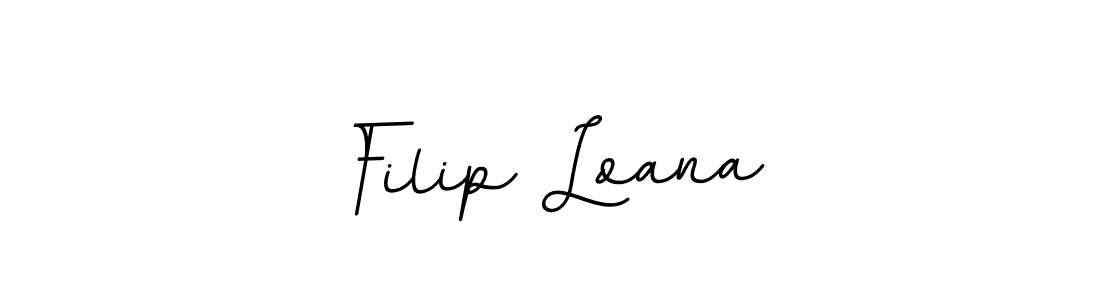 if you are searching for the best signature style for your name Filip Loana. so please give up your signature search. here we have designed multiple signature styles  using BallpointsItalic-DORy9. Filip Loana signature style 11 images and pictures png