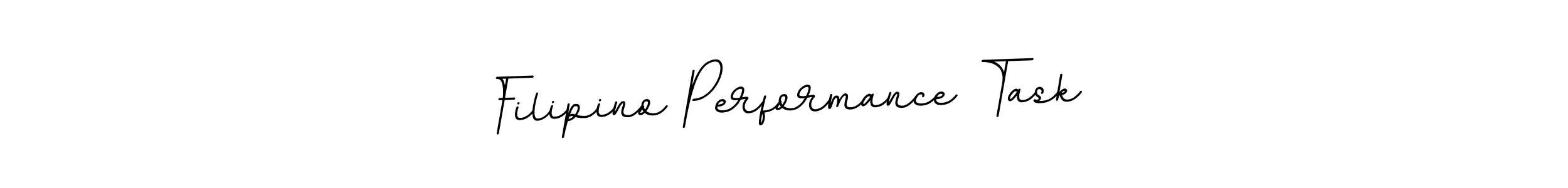 Use a signature maker to create a handwritten signature online. With this signature software, you can design (BallpointsItalic-DORy9) your own signature for name Filipino Performance Task. Filipino Performance Task signature style 11 images and pictures png