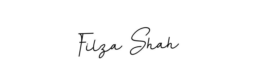Make a beautiful signature design for name Filza Shah. With this signature (BallpointsItalic-DORy9) style, you can create a handwritten signature for free. Filza Shah signature style 11 images and pictures png