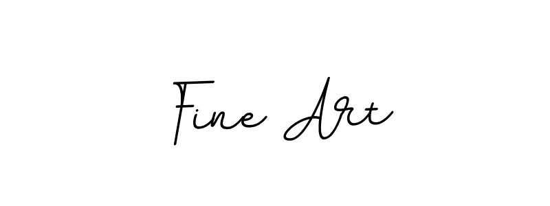 How to make Fine Art name signature. Use BallpointsItalic-DORy9 style for creating short signs online. This is the latest handwritten sign. Fine Art signature style 11 images and pictures png