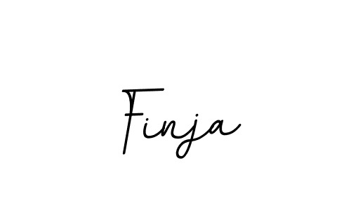 Use a signature maker to create a handwritten signature online. With this signature software, you can design (BallpointsItalic-DORy9) your own signature for name Finja. Finja signature style 11 images and pictures png