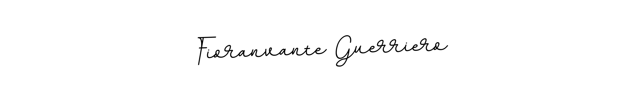 Make a beautiful signature design for name Fioranvante Guerriero. With this signature (BallpointsItalic-DORy9) style, you can create a handwritten signature for free. Fioranvante Guerriero signature style 11 images and pictures png