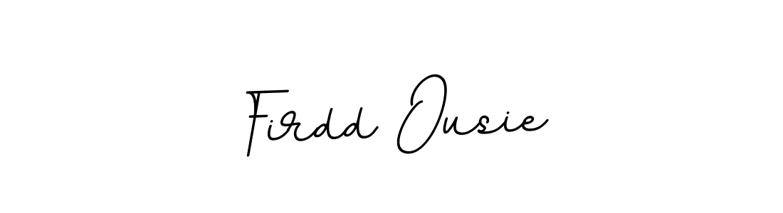 Use a signature maker to create a handwritten signature online. With this signature software, you can design (BallpointsItalic-DORy9) your own signature for name Firdd Ousie. Firdd Ousie signature style 11 images and pictures png