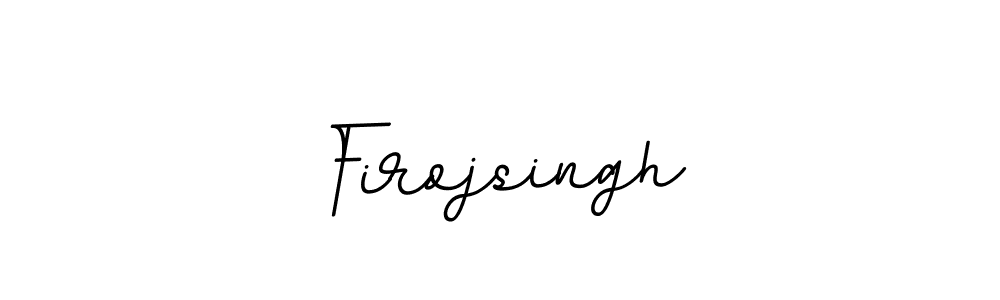 Use a signature maker to create a handwritten signature online. With this signature software, you can design (BallpointsItalic-DORy9) your own signature for name Firojsingh. Firojsingh signature style 11 images and pictures png