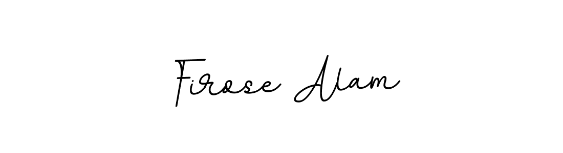 This is the best signature style for the Firose Alam name. Also you like these signature font (BallpointsItalic-DORy9). Mix name signature. Firose Alam signature style 11 images and pictures png