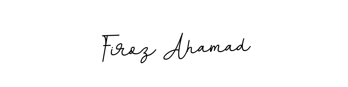 Design your own signature with our free online signature maker. With this signature software, you can create a handwritten (BallpointsItalic-DORy9) signature for name Firoz Ahamad. Firoz Ahamad signature style 11 images and pictures png