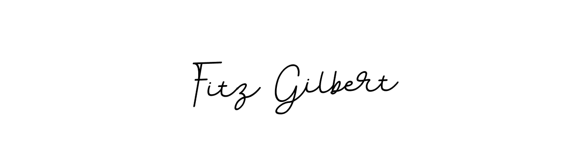 You should practise on your own different ways (BallpointsItalic-DORy9) to write your name (Fitz Gilbert) in signature. don't let someone else do it for you. Fitz Gilbert signature style 11 images and pictures png