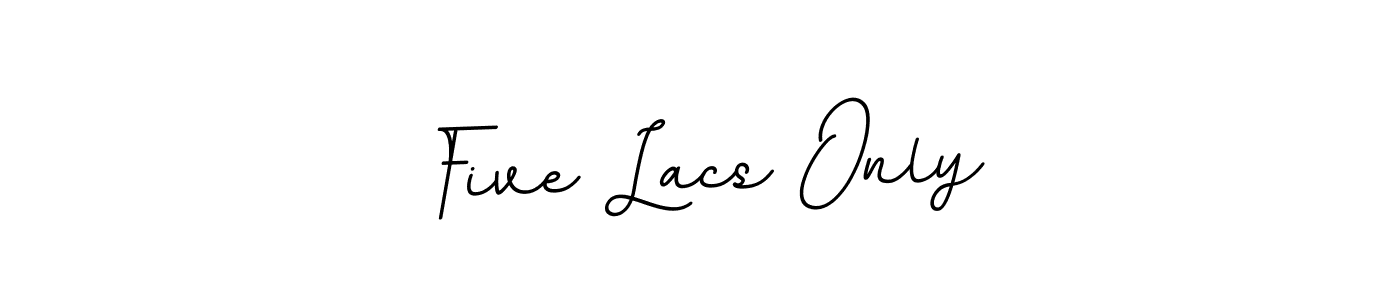Create a beautiful signature design for name Five Lacs Only. With this signature (BallpointsItalic-DORy9) fonts, you can make a handwritten signature for free. Five Lacs Only signature style 11 images and pictures png