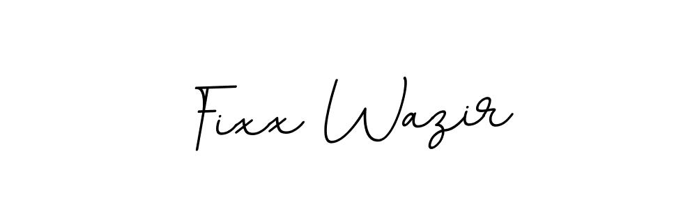 You should practise on your own different ways (BallpointsItalic-DORy9) to write your name (Fixx Wazir) in signature. don't let someone else do it for you. Fixx Wazir signature style 11 images and pictures png