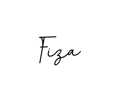 Use a signature maker to create a handwritten signature online. With this signature software, you can design (BallpointsItalic-DORy9) your own signature for name Fiza. Fiza signature style 11 images and pictures png