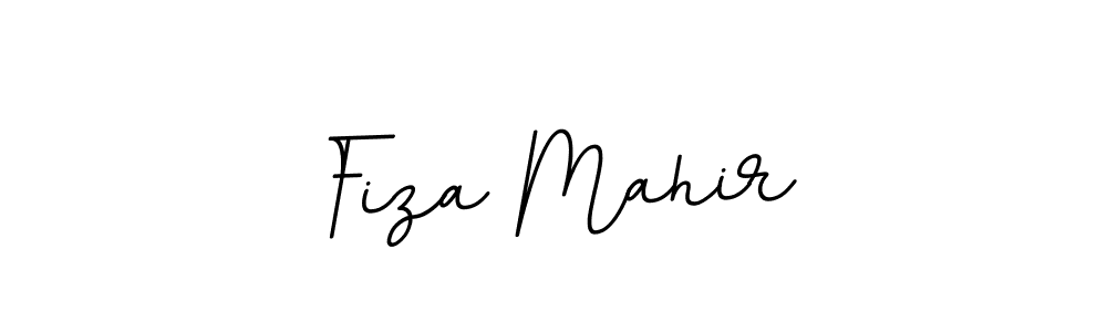 Use a signature maker to create a handwritten signature online. With this signature software, you can design (BallpointsItalic-DORy9) your own signature for name Fiza Mahir. Fiza Mahir signature style 11 images and pictures png