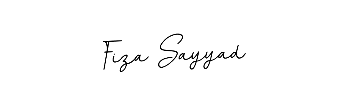 Create a beautiful signature design for name Fiza Sayyad. With this signature (BallpointsItalic-DORy9) fonts, you can make a handwritten signature for free. Fiza Sayyad signature style 11 images and pictures png