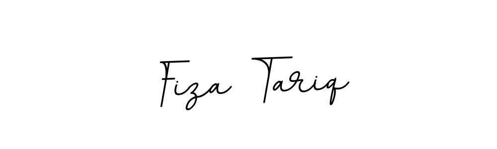 Use a signature maker to create a handwritten signature online. With this signature software, you can design (BallpointsItalic-DORy9) your own signature for name Fiza Tariq. Fiza Tariq signature style 11 images and pictures png