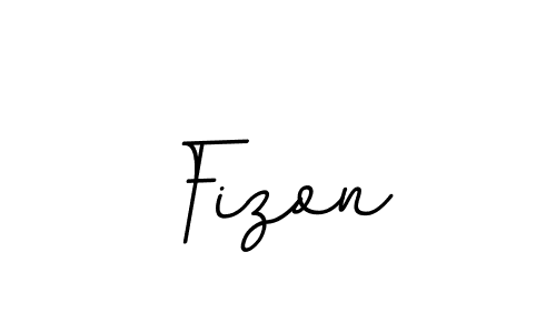 Make a beautiful signature design for name Fizon. With this signature (BallpointsItalic-DORy9) style, you can create a handwritten signature for free. Fizon signature style 11 images and pictures png