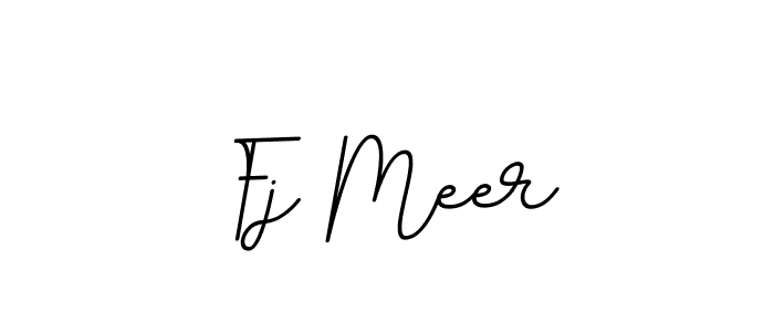 Use a signature maker to create a handwritten signature online. With this signature software, you can design (BallpointsItalic-DORy9) your own signature for name Fj Meer. Fj Meer signature style 11 images and pictures png