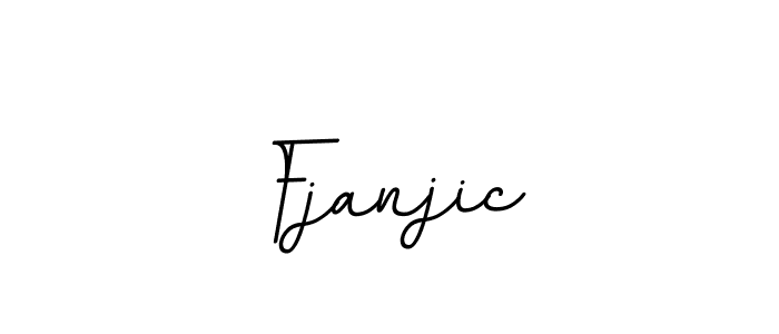 How to make Fjanjic name signature. Use BallpointsItalic-DORy9 style for creating short signs online. This is the latest handwritten sign. Fjanjic signature style 11 images and pictures png