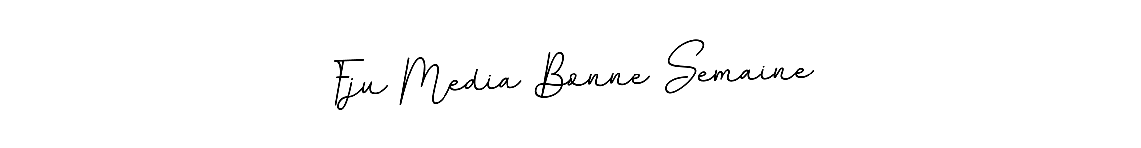 This is the best signature style for the Fju Media Bonne Semaine name. Also you like these signature font (BallpointsItalic-DORy9). Mix name signature. Fju Media Bonne Semaine signature style 11 images and pictures png