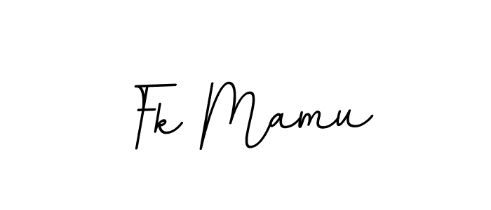 Create a beautiful signature design for name Fk Mamu. With this signature (BallpointsItalic-DORy9) fonts, you can make a handwritten signature for free. Fk Mamu signature style 11 images and pictures png