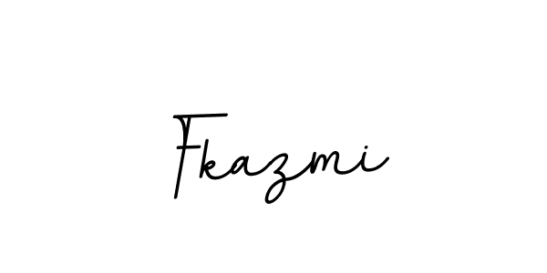 The best way (BallpointsItalic-DORy9) to make a short signature is to pick only two or three words in your name. The name Fkazmi include a total of six letters. For converting this name. Fkazmi signature style 11 images and pictures png