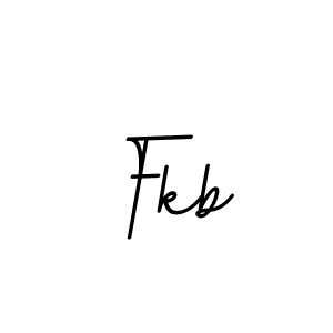 Make a beautiful signature design for name Fkb. With this signature (BallpointsItalic-DORy9) style, you can create a handwritten signature for free. Fkb signature style 11 images and pictures png