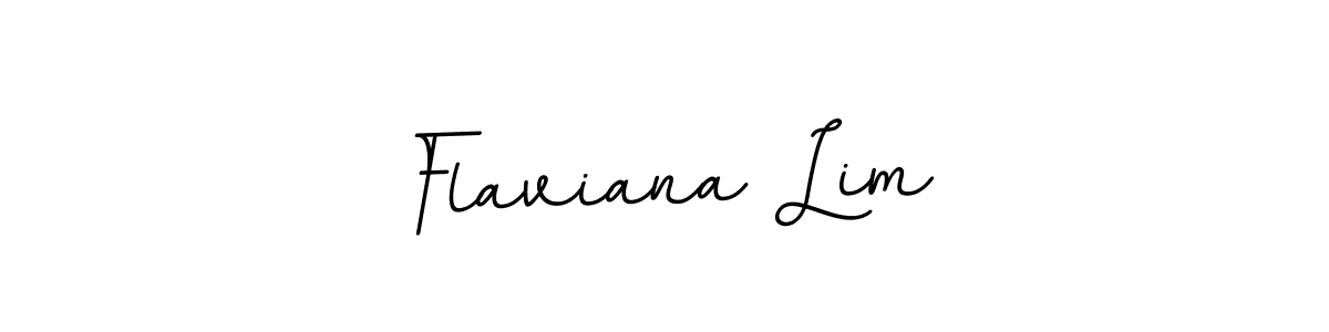 Make a beautiful signature design for name Flaviana Lim. With this signature (BallpointsItalic-DORy9) style, you can create a handwritten signature for free. Flaviana Lim signature style 11 images and pictures png