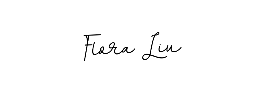 How to make Flora Liu name signature. Use BallpointsItalic-DORy9 style for creating short signs online. This is the latest handwritten sign. Flora Liu signature style 11 images and pictures png