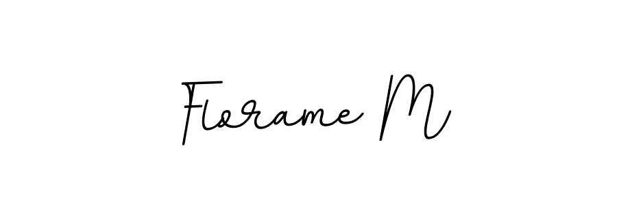 Make a beautiful signature design for name Florame M. With this signature (BallpointsItalic-DORy9) style, you can create a handwritten signature for free. Florame M signature style 11 images and pictures png