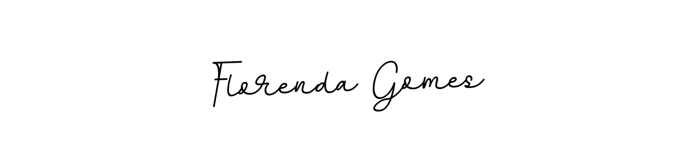 How to make Florenda Gomes name signature. Use BallpointsItalic-DORy9 style for creating short signs online. This is the latest handwritten sign. Florenda Gomes signature style 11 images and pictures png