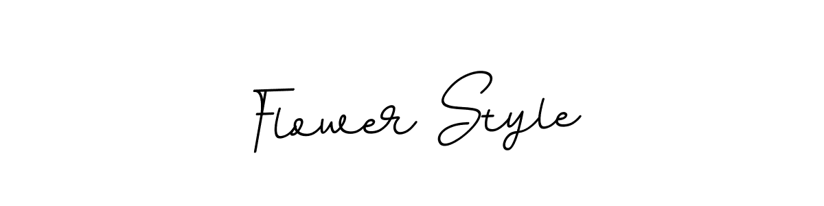 Flower Style stylish signature style. Best Handwritten Sign (BallpointsItalic-DORy9) for my name. Handwritten Signature Collection Ideas for my name Flower Style. Flower Style signature style 11 images and pictures png