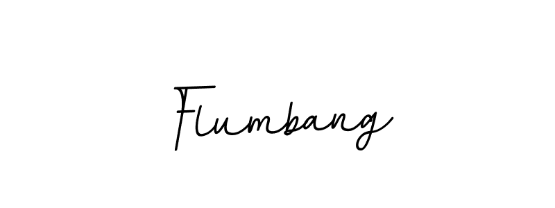 Make a beautiful signature design for name Flumbang. With this signature (BallpointsItalic-DORy9) style, you can create a handwritten signature for free. Flumbang signature style 11 images and pictures png