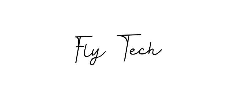 How to make Fly Tech name signature. Use BallpointsItalic-DORy9 style for creating short signs online. This is the latest handwritten sign. Fly Tech signature style 11 images and pictures png