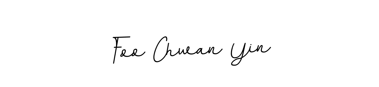 Design your own signature with our free online signature maker. With this signature software, you can create a handwritten (BallpointsItalic-DORy9) signature for name Foo Chwan Yin. Foo Chwan Yin signature style 11 images and pictures png