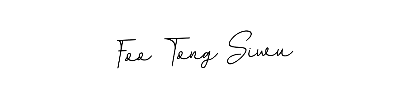 BallpointsItalic-DORy9 is a professional signature style that is perfect for those who want to add a touch of class to their signature. It is also a great choice for those who want to make their signature more unique. Get Foo Tong Siwu name to fancy signature for free. Foo Tong Siwu signature style 11 images and pictures png