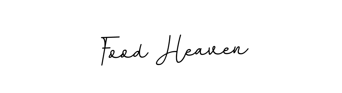You should practise on your own different ways (BallpointsItalic-DORy9) to write your name (Food Heaven) in signature. don't let someone else do it for you. Food Heaven signature style 11 images and pictures png