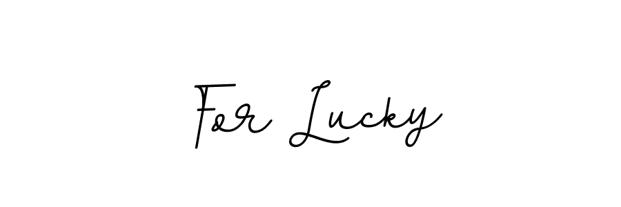 Similarly BallpointsItalic-DORy9 is the best handwritten signature design. Signature creator online .You can use it as an online autograph creator for name For Lucky. For Lucky signature style 11 images and pictures png