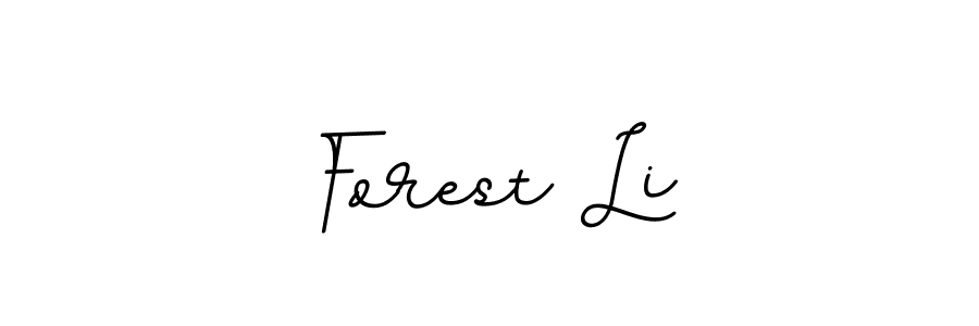 You should practise on your own different ways (BallpointsItalic-DORy9) to write your name (Forest Li) in signature. don't let someone else do it for you. Forest Li signature style 11 images and pictures png