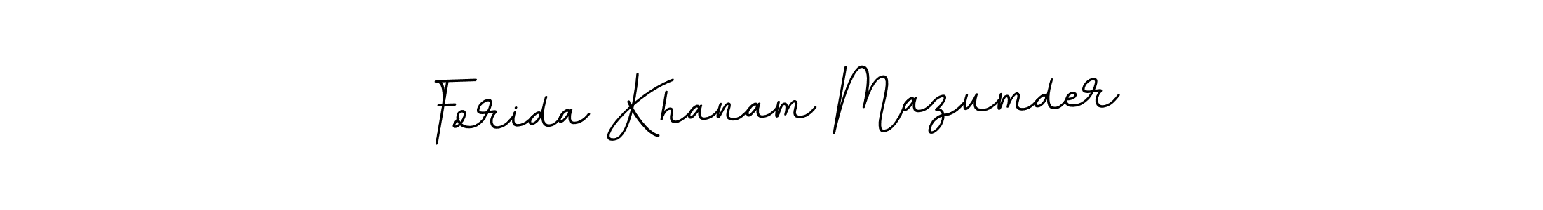 The best way (BallpointsItalic-DORy9) to make a short signature is to pick only two or three words in your name. The name Forida Khanam Mazumder include a total of six letters. For converting this name. Forida Khanam Mazumder signature style 11 images and pictures png