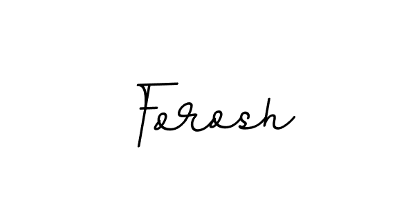 BallpointsItalic-DORy9 is a professional signature style that is perfect for those who want to add a touch of class to their signature. It is also a great choice for those who want to make their signature more unique. Get Forosh name to fancy signature for free. Forosh signature style 11 images and pictures png