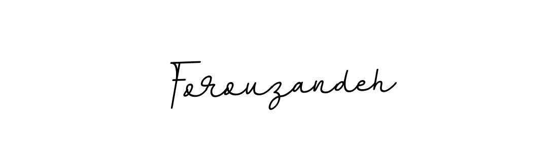 The best way (BallpointsItalic-DORy9) to make a short signature is to pick only two or three words in your name. The name Forouzandeh include a total of six letters. For converting this name. Forouzandeh signature style 11 images and pictures png