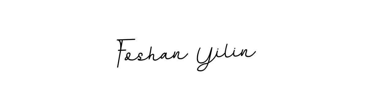 Foshan Yilin stylish signature style. Best Handwritten Sign (BallpointsItalic-DORy9) for my name. Handwritten Signature Collection Ideas for my name Foshan Yilin. Foshan Yilin signature style 11 images and pictures png