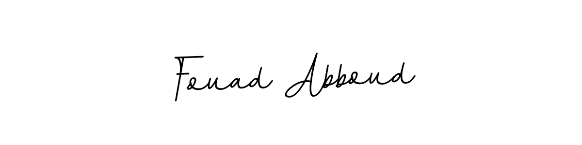 BallpointsItalic-DORy9 is a professional signature style that is perfect for those who want to add a touch of class to their signature. It is also a great choice for those who want to make their signature more unique. Get Fouad Abboud name to fancy signature for free. Fouad Abboud signature style 11 images and pictures png