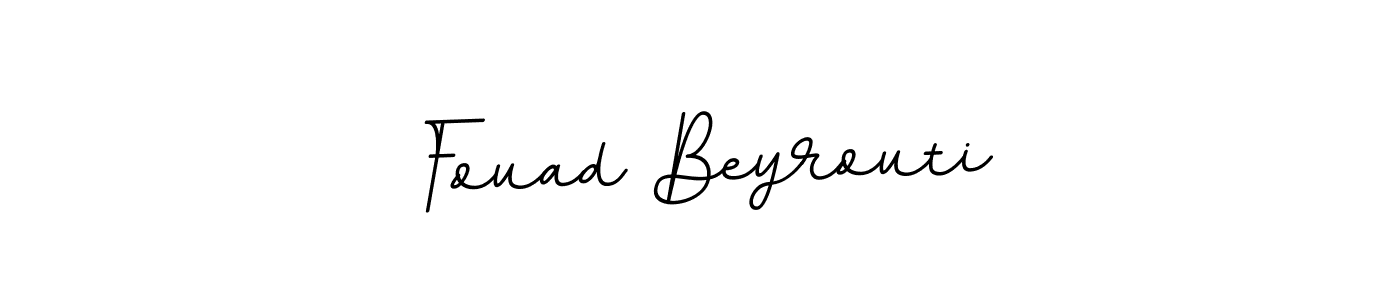 How to make Fouad Beyrouti name signature. Use BallpointsItalic-DORy9 style for creating short signs online. This is the latest handwritten sign. Fouad Beyrouti signature style 11 images and pictures png